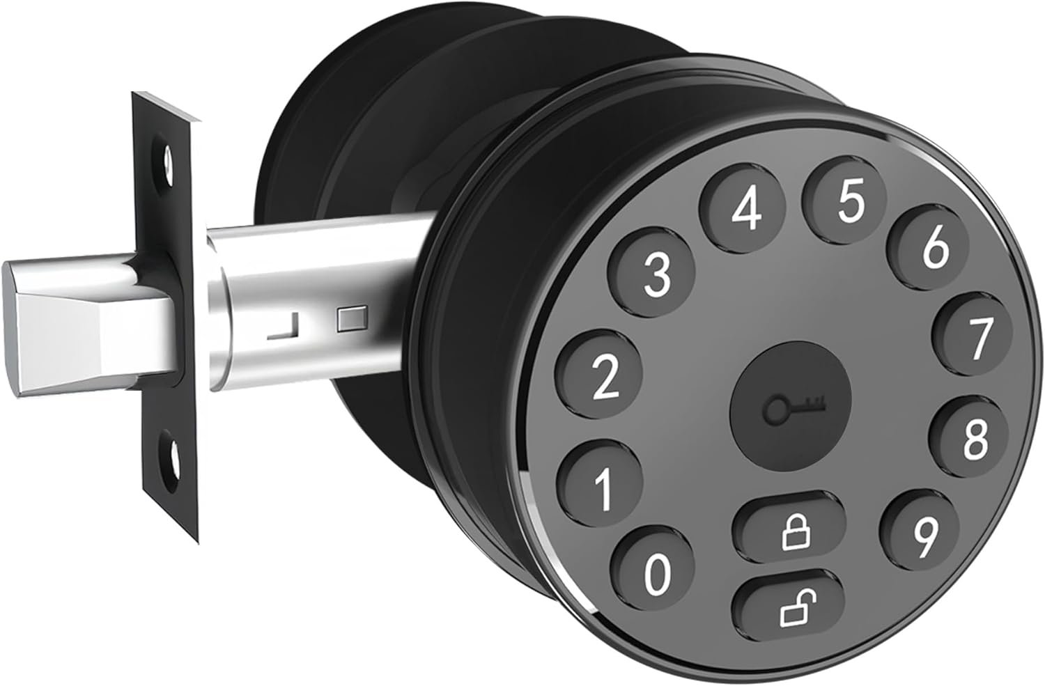 Electronic Deadbolt Door Lock, Keyless Entry Door Knob with Keypad, Digital Smart Door Knob, Auto-Lock,100 Codes, Low Battery Alert, Easy Installation for Front Door, Home, Office, Apartment.
