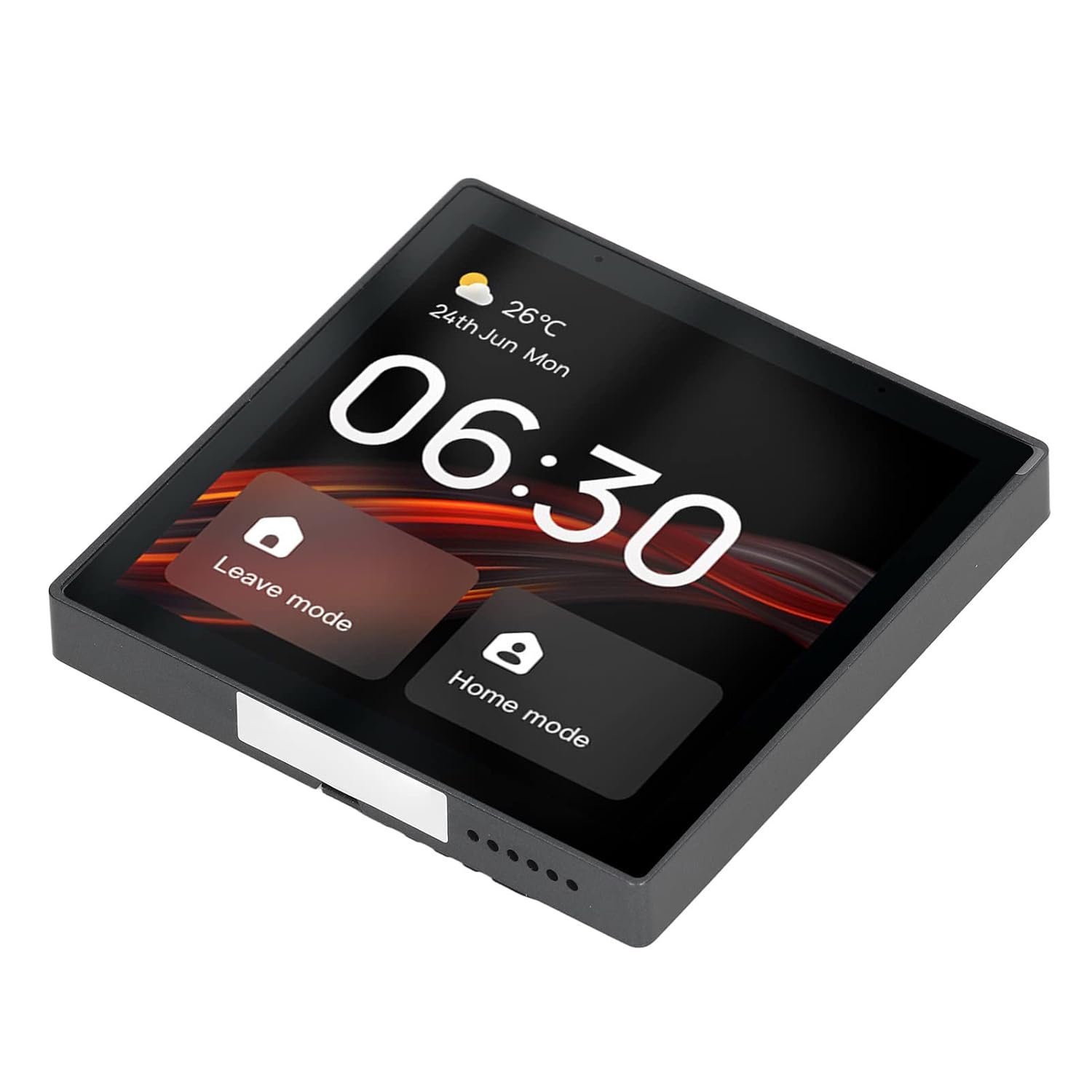 Omabeta Smart Home Control Panel 4 Inch Touch Screen Voice Control Scene Wall Switch Panel for TUYA Efficiently Operate Home Devices for Smart Owners