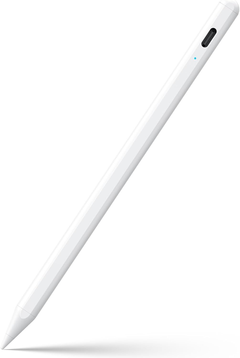 Stylus Pen for iPad 6th-11th Generation-2X Fast Charge Active Pencil Compatible with 2018-2026 Apple iPad Pro 11″/12.9″/M4, iPad Air 3/4/5/M2/M3/M4,iPad mini 5/6/7 Gen-White