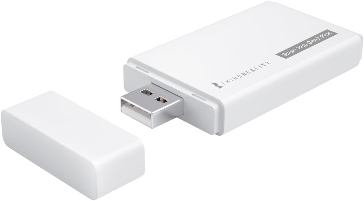 THIRDREALITY Smart Hub Gen2 Plus, ZigBee 3.0 standard, Smart Home gateway, Mini Size, 2.4GHz WiFi, Compatible with Alexa and Google, work with all THIRDREALITY ZigBee devices