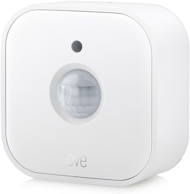 Eve Motion (Matter) – Smart Motion Sensor with Light Sensor, IPX3 Water Resistance, Automatic Activation of Lights and Devices, Thread