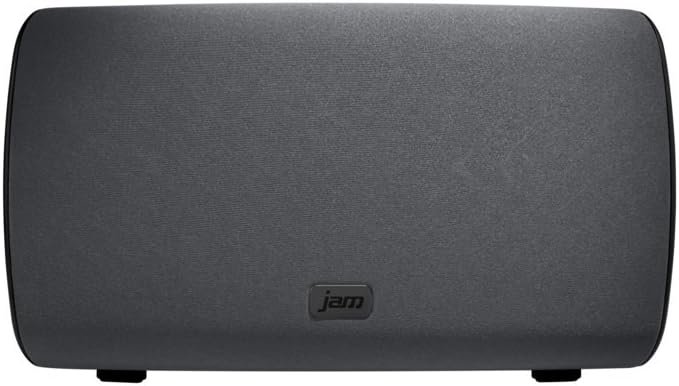 JAM Symphony WiFi Home Audio Speaker with Amazon Alexa Voice Service, Stream Music, Built-in Intercom, Sync up to 8 Speakers for Home Audio, Control Speakers with Smartphone App, HX-W14901 Black