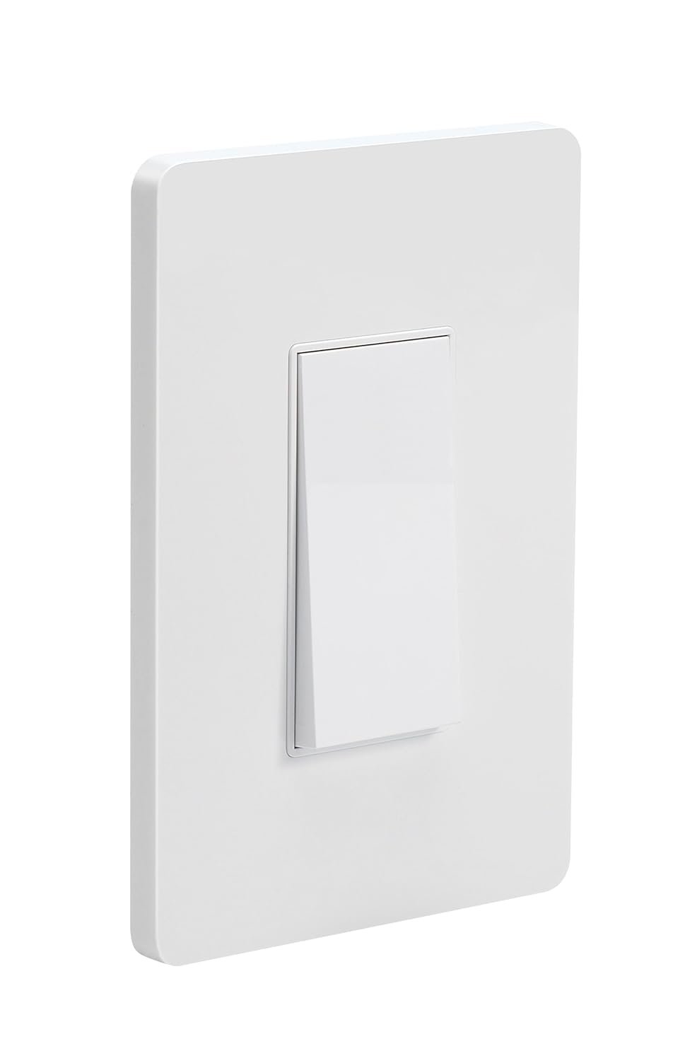 3way Zigbee Smart Light Switch, No Neutral Wire Required,Alexa & Google Home Compatible, Wall Mount Single Button, White Youngzuth，Requires Zigbee HUB