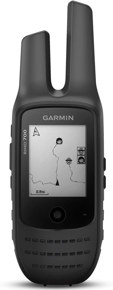 Garmin Rino 700, Rugged 2-Way Radio and Handheld GPS Navigator with GPS/GLONASS, 2.2 inches (010-01958-20)