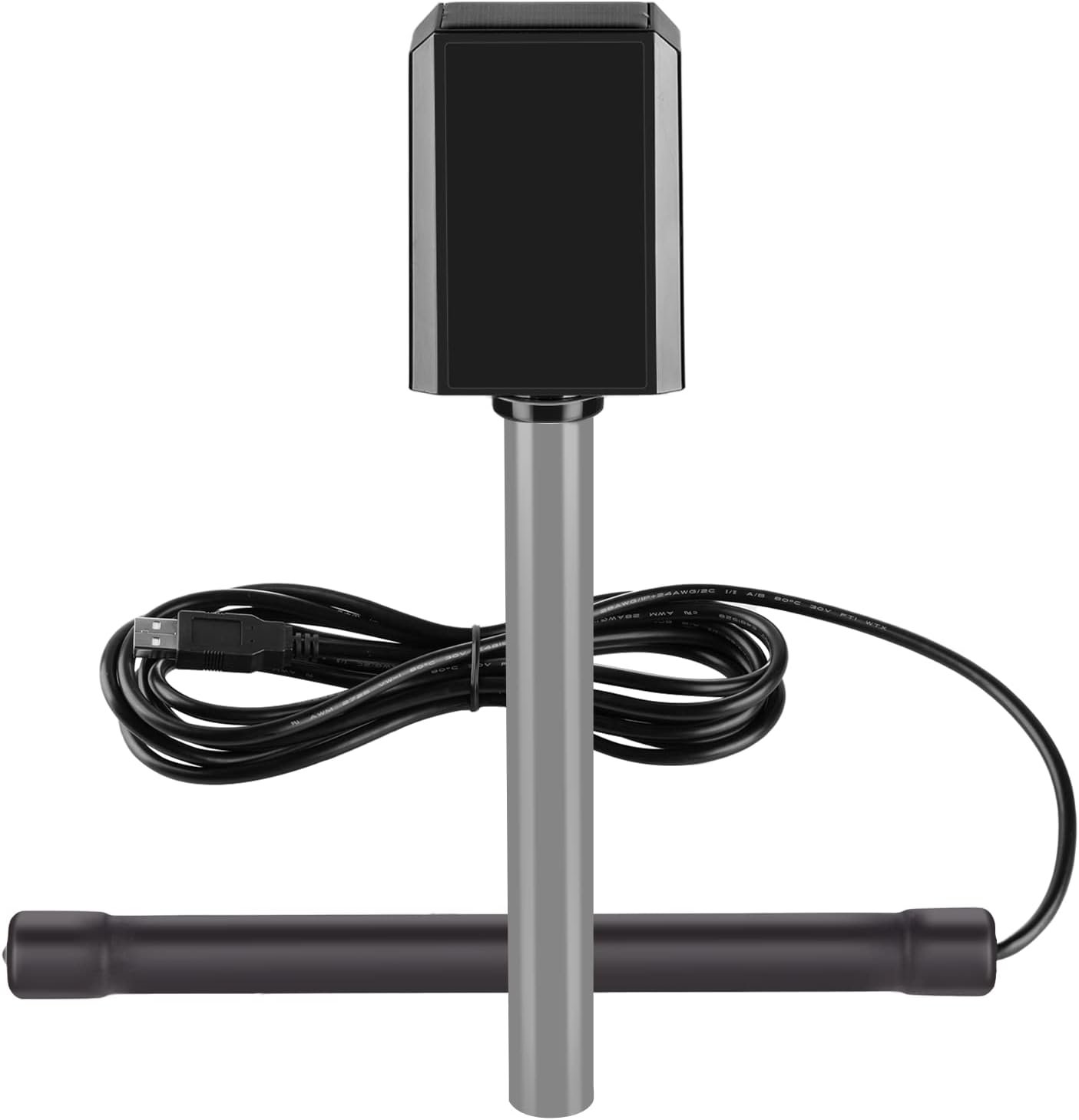 Wireless Driveway Alarm, Motion Alarms for Cars with 12ft Cord Long Range Base Station, Weatherproof Driveway Alert, Ignores Animals and People (1 Sensor Without Receiver)