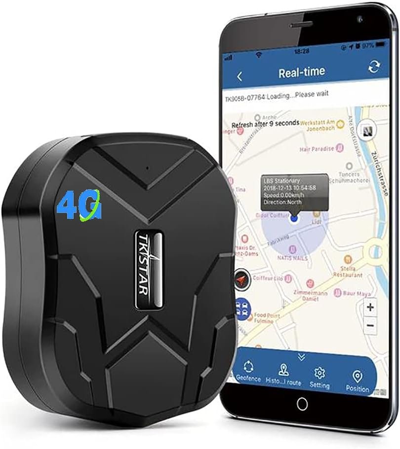 GPS Tracker for Vehicles Car Tracker Device for Vehicles Hidden Vehicle Car GPS Tracker, Super Strong Magnetic/20000mAh/Cheap Monthly Fee (TK905B(10000mAh))