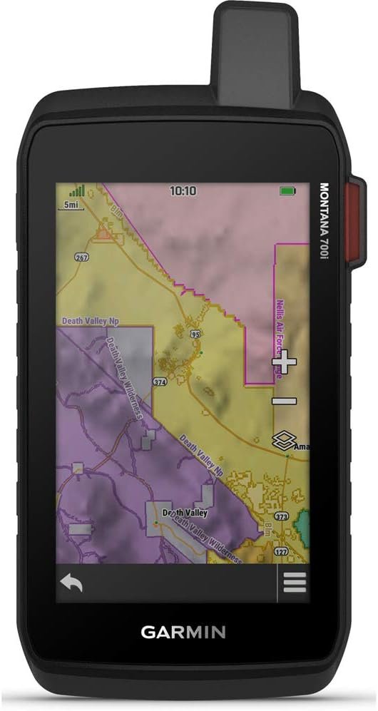 Garmin Montana 750i, Rugged GPS Handheld with Built-in inReach Satellite Technology and 8-megapixel Camera, Glove-Friendly 5″” Color Touchsreen (010-02347-00)