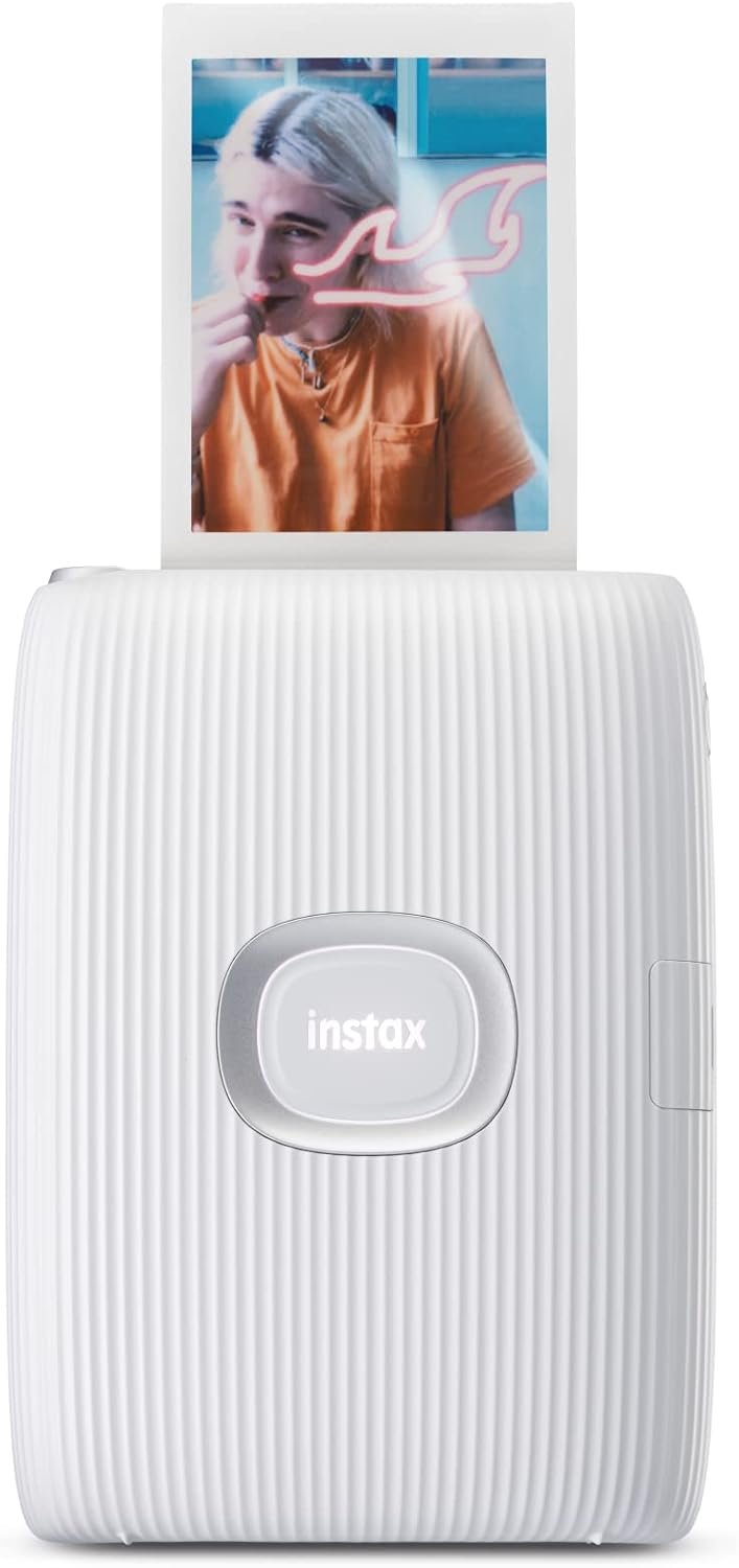 Fujifilm Instax Mini Link 2 Smartphone Printer – Clay White