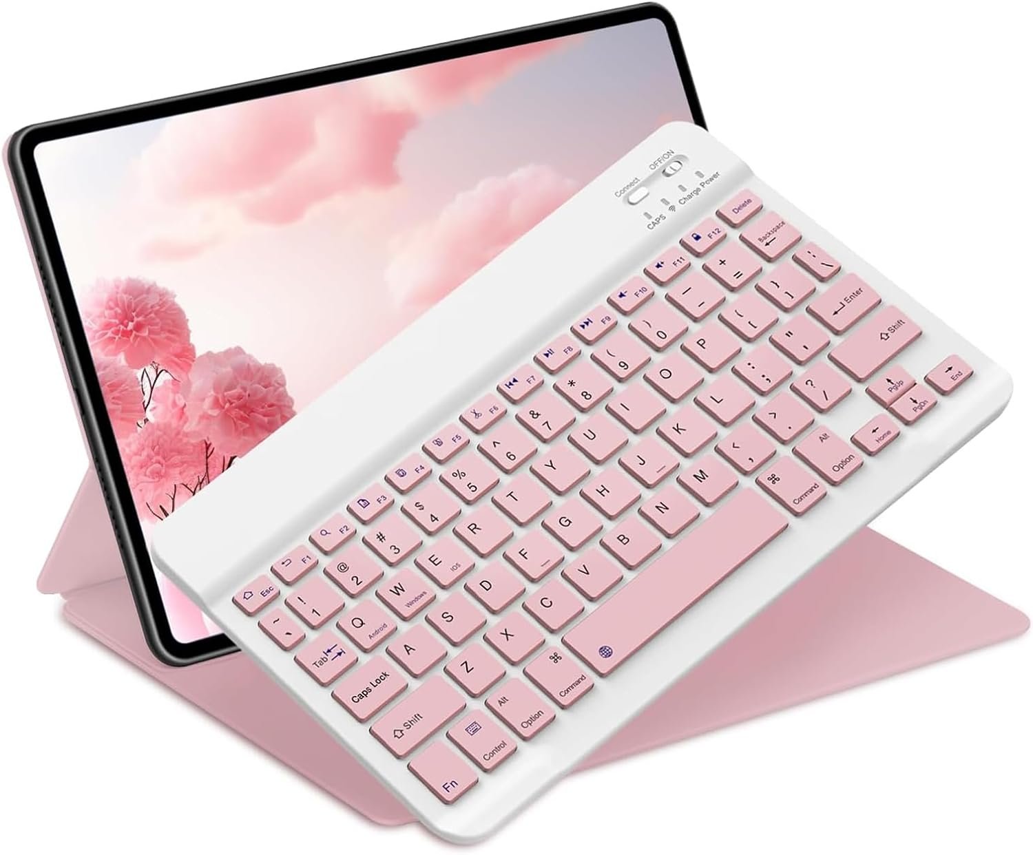 NOOX Bluetooth Keyboard for iPad A16 11th 10th Generation, iPad Pro 13/12/11/10/9/8/7 inch, iPad Air 13/11th Gen, iPad mini Tablets, etc. – Slim Wireless Portable Travel Office Computer Accessories