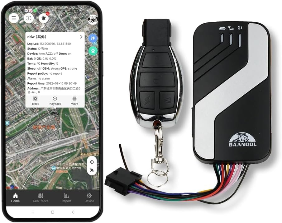 BN 403 A/B 4G GPS Tracker Device for Vehicles No Monthly Fee Car Tracking Device Mini Locator for Automobile Truck Taxi (BAANOOL-403B 4G)