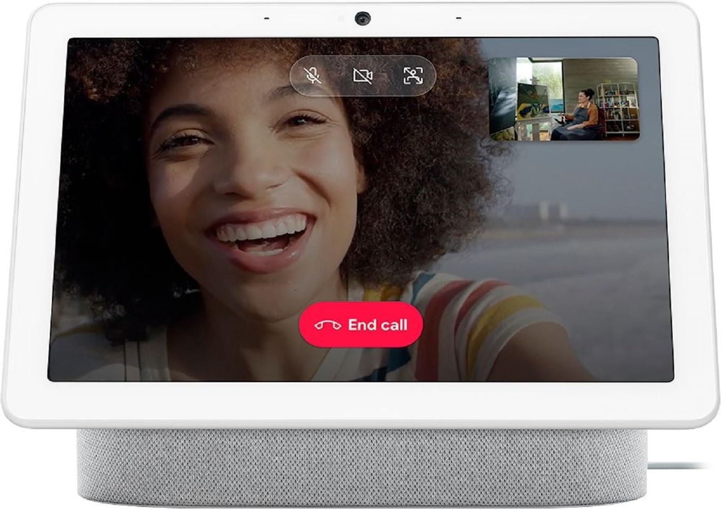 Google Nest Hub Max 10″ Smart Display with Google Assistant – Chalk
