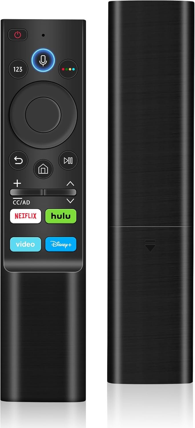 Replacement for Samsung TV Remote, for All Samsung Remote Control for Smart TV with Voice Control, for Samsung Frame, Crystal 4K UHD, Neo QLED 4K/8K, OLED, QLED Smart TV