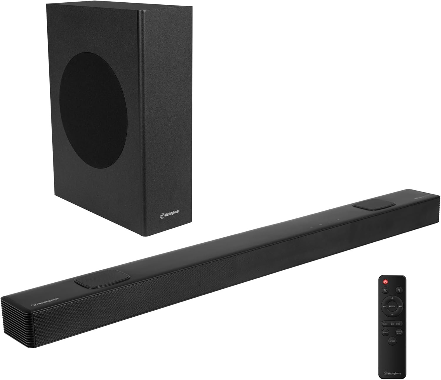 Westinghouse 5.1.2 Soundbar w/Wireless Subwoofer for Smart TV, 200W Max Output Surround Sound w/Dolby Atmos & Dolby Digital Plus, Home Theater Audio, HDMI/eArc, Bluetooth, Roku TV Ready