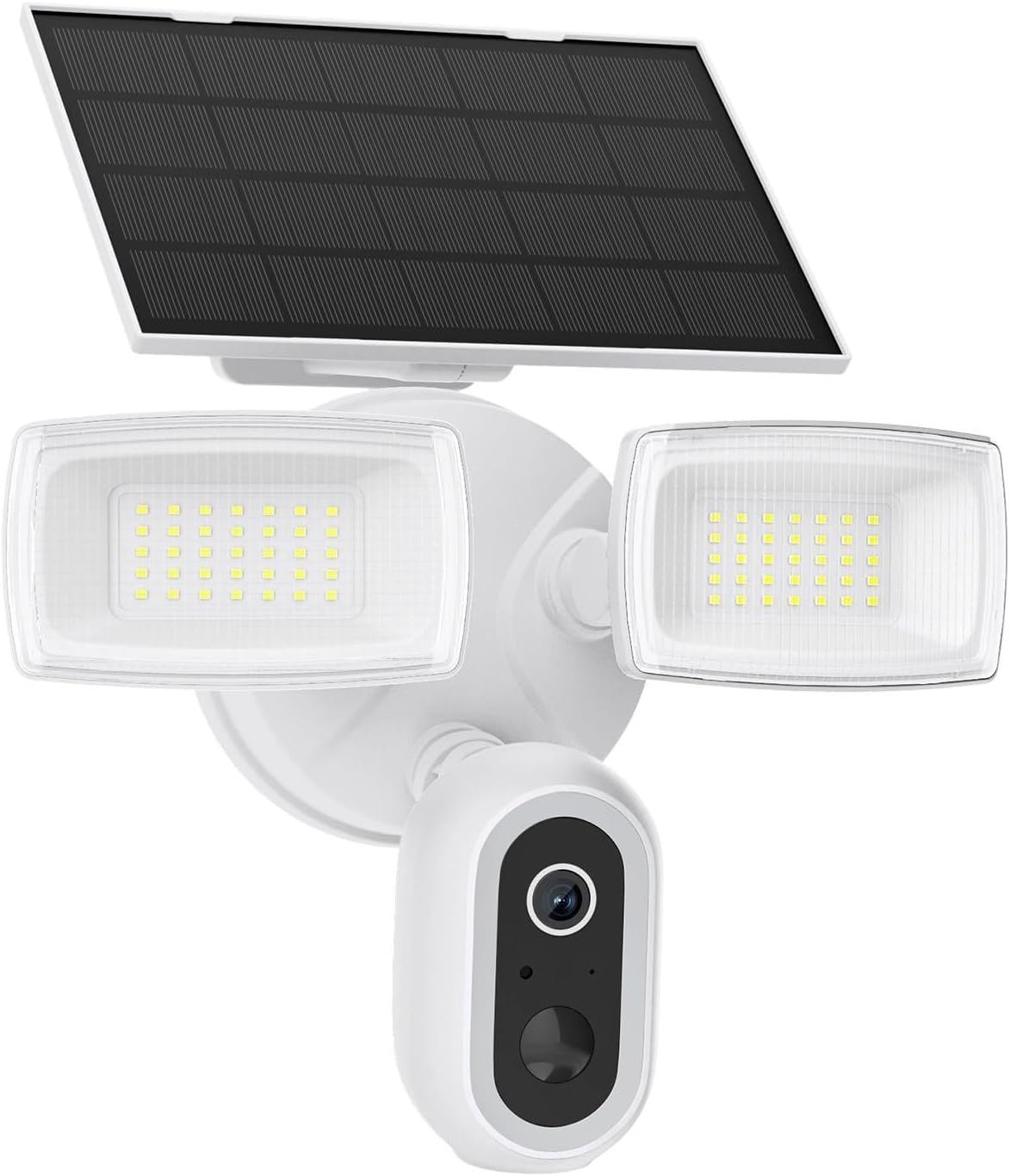 Onforu Solar Flood Light Camera, 2K Wireless Outdoor Floodlight Security Cam with USB-C Rechargeable, Motion Detection, Color Night Vision, 2.4GHz WiFi, Siren, 24/7 Recording, Works with Alexa, IP65