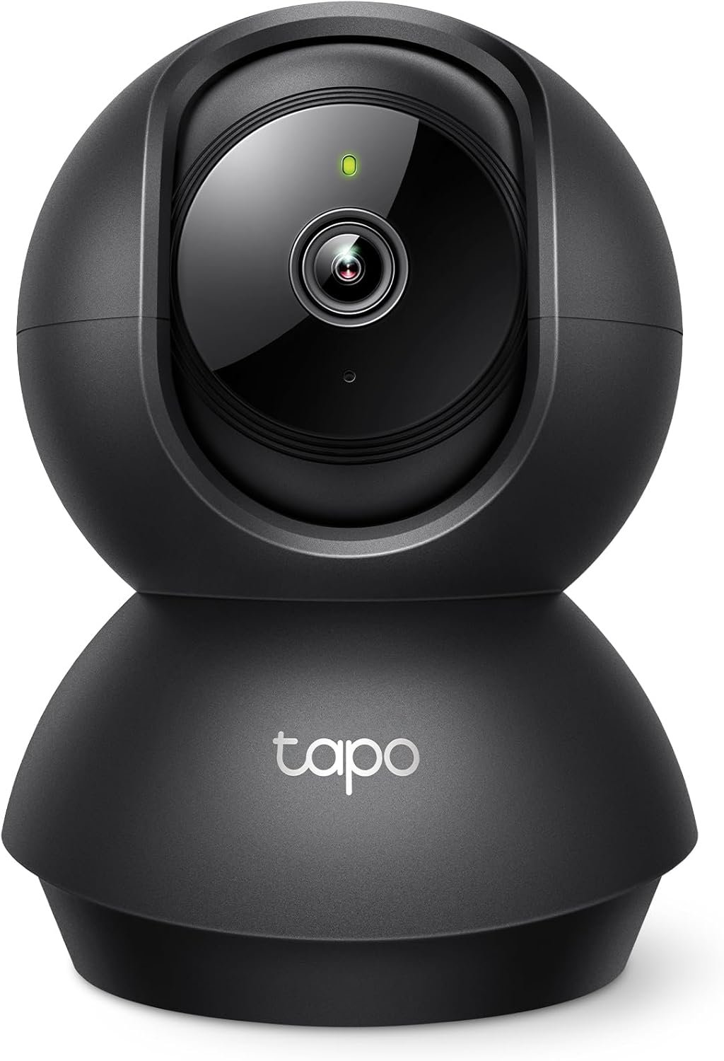 Tapo 1080P Indoor Pan/Tilt Wired Security Camera – Works as a Baby & Pet Monitor, Motion Detection, 2-Way Audio, Siren, Night Vision, Subscription-Free Local Storage or Optional Cloud, Black, C201