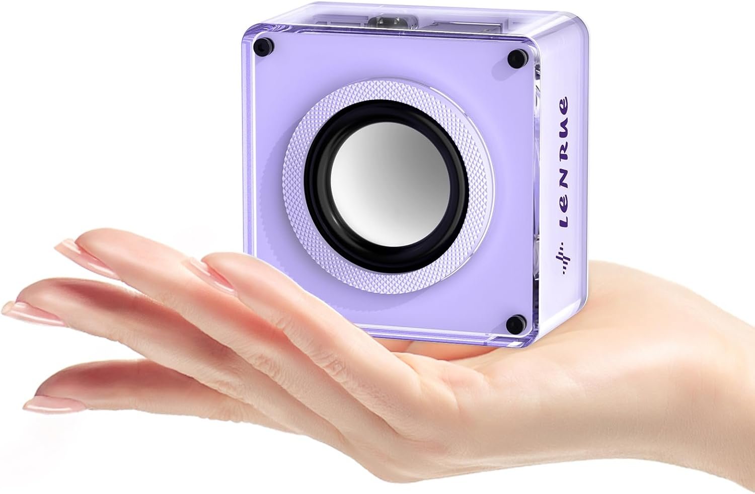 LENRUE Mini Bluetooth Speaker,Wireless Portable Speakers,5W Small Speaker with Clear Sound,Support TWS/TF Card,Lanyard Design for Hiking, Biking, Trip,Gift for Men/Women/Boys/Girls