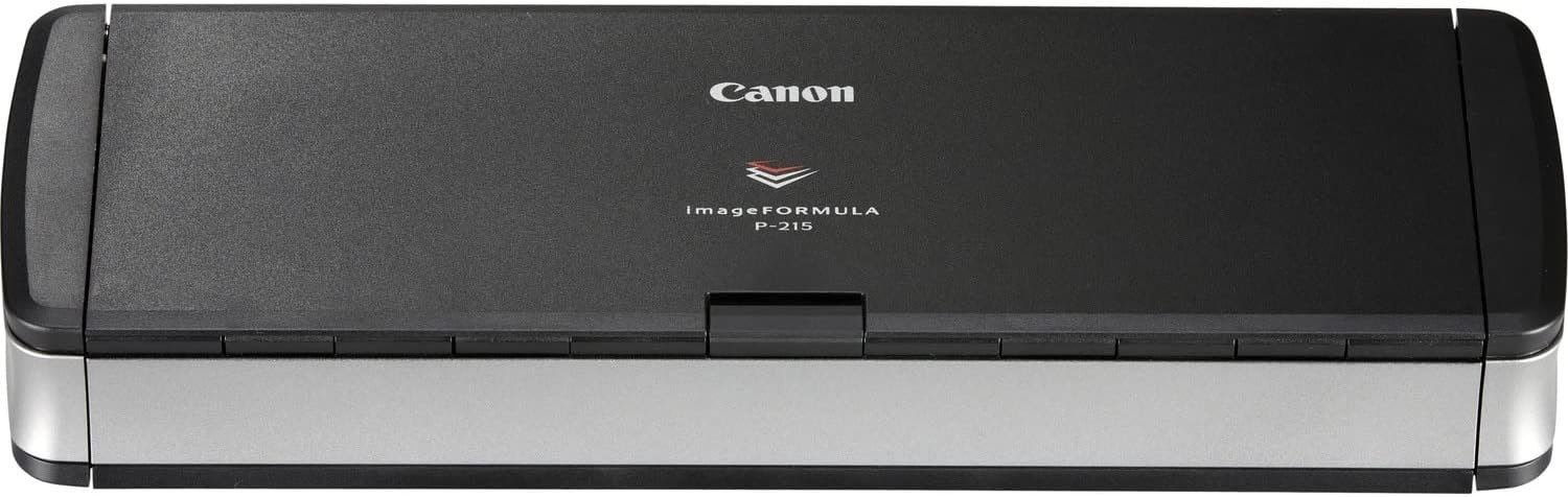 Canon imageFORMULA P-215II Mobile Document Scanner, Black, 1.6″ x 11″ x 3.7″