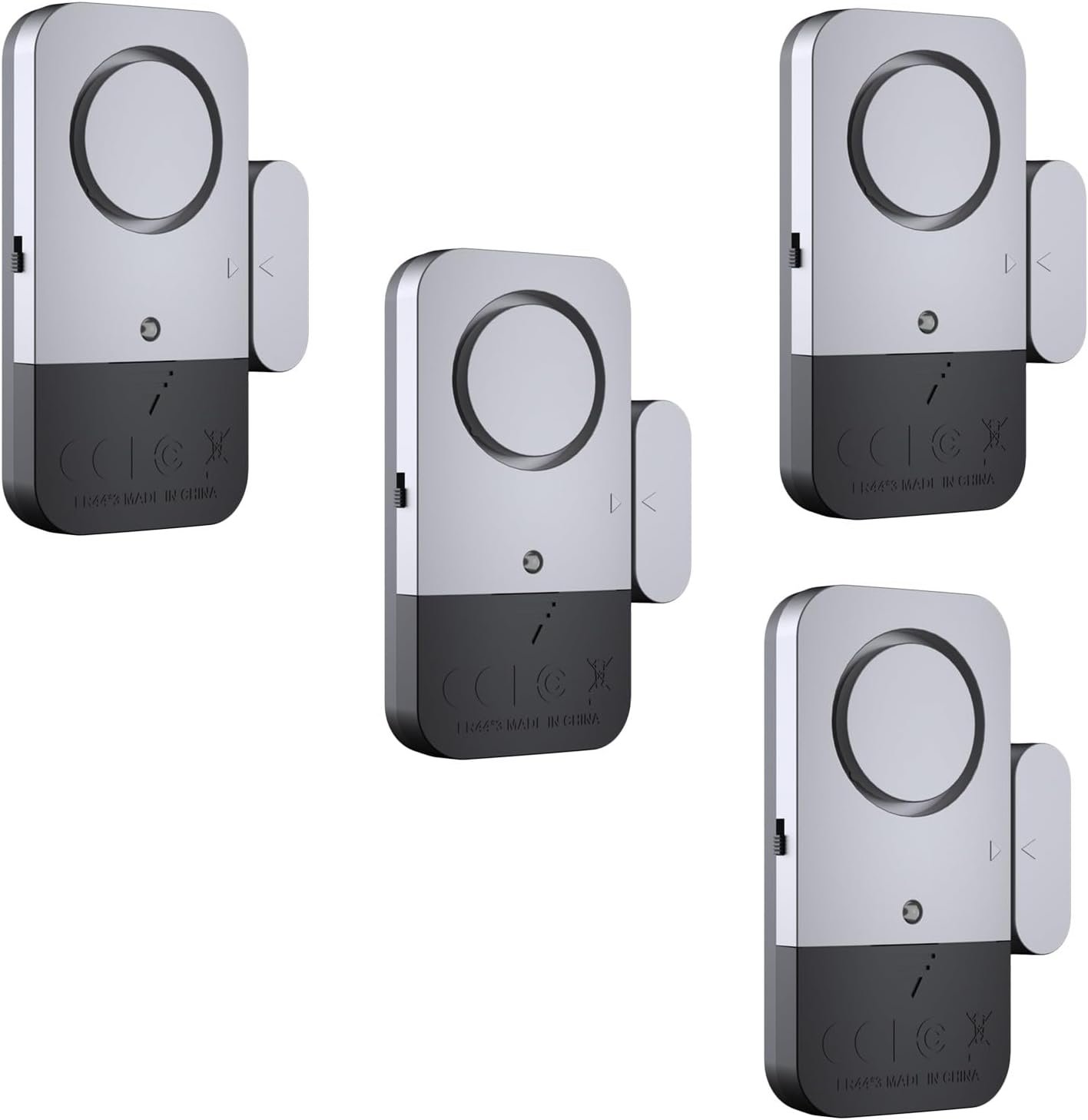 Portable Door Window Alarm, 120DB Door Alarms, Door Magnetic Strip Home Security Sensor Easy to Install on/Off LED Indication Burglar Anti-Theft for Home Apartment Room Store Kids Safety