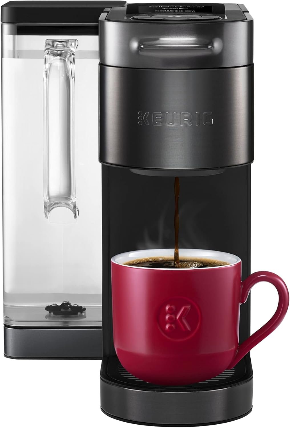 Keurig K-Supreme Plus SMART Coffee Maker, Single Serve K-Cup Pod Coffee Brewer, BREWID and MultiStream Technology, 78 Oz, Black