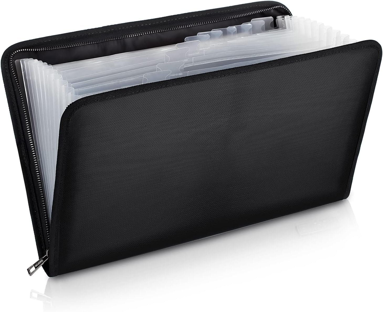 ENGPOW Legal Size Expanding File Folder Important Document Organizer Fireproof Document Bag with 13 Pockets,Color Labels,Non-Itchy Silicone Coated Portable File Wallet Large Capacity(16″ x 10.6″)