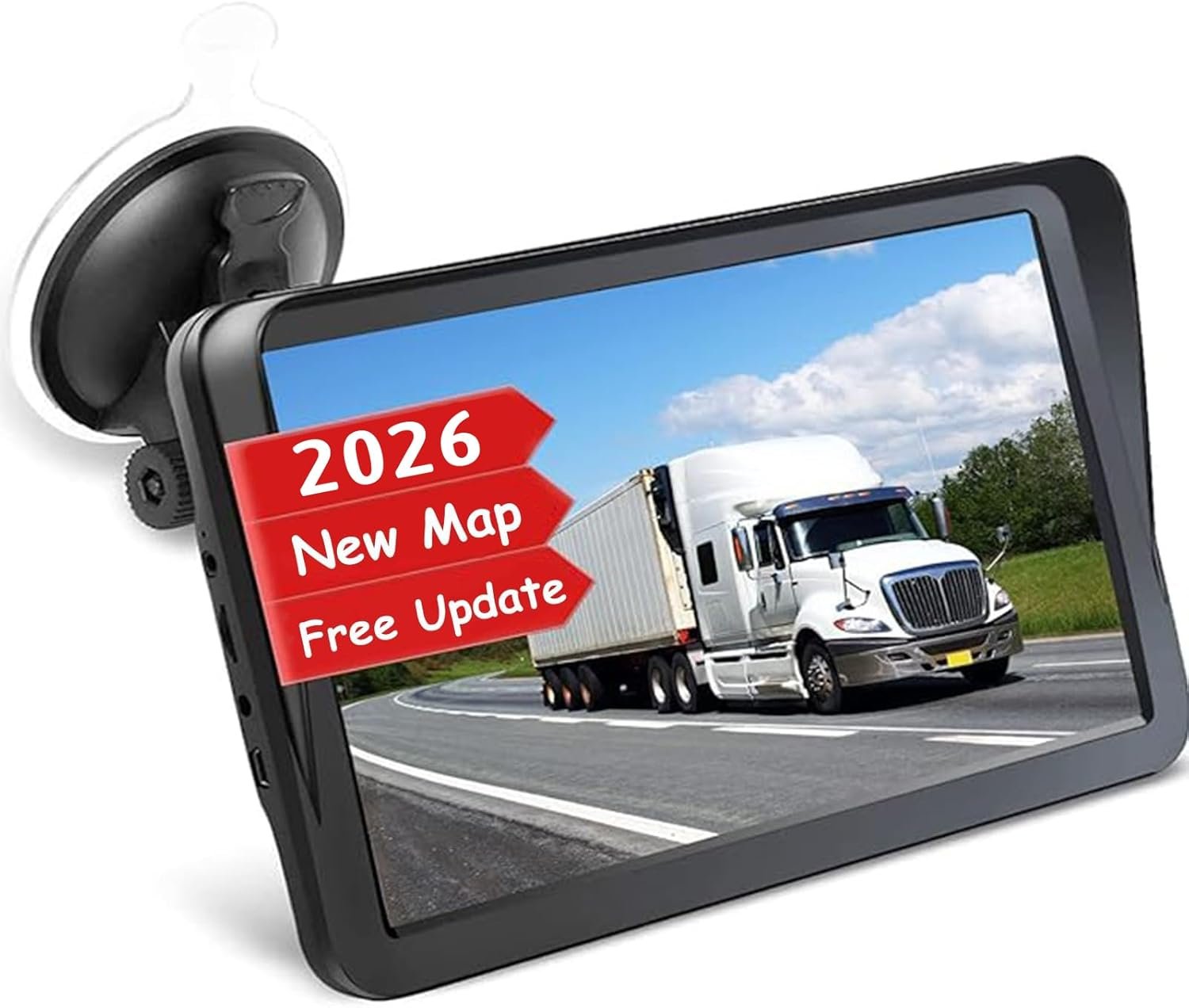 GPS Navigation for Car Truck 2026 – Navigation System 9 Inch Touchscreen Navigator with US/CA/MX Maps, Lifetime Free Map Updates, Voice Broadcast, Speed Camera Warning, Vehicle GPS Unit