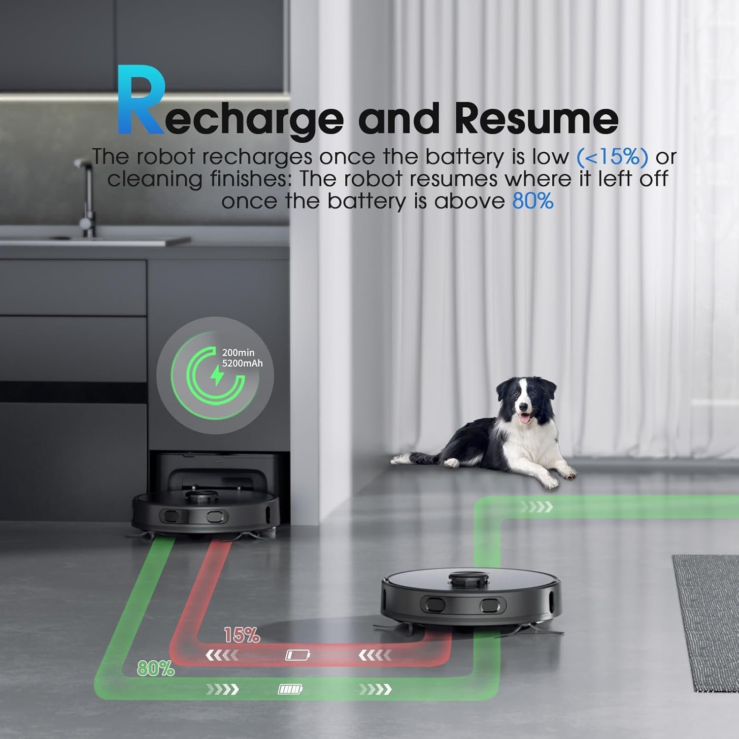 SHELIKI Robot Vacuum with Self-Emptying Robotic Vacuum and Mop, LiDAR Navigation, App & Voice Control Gray