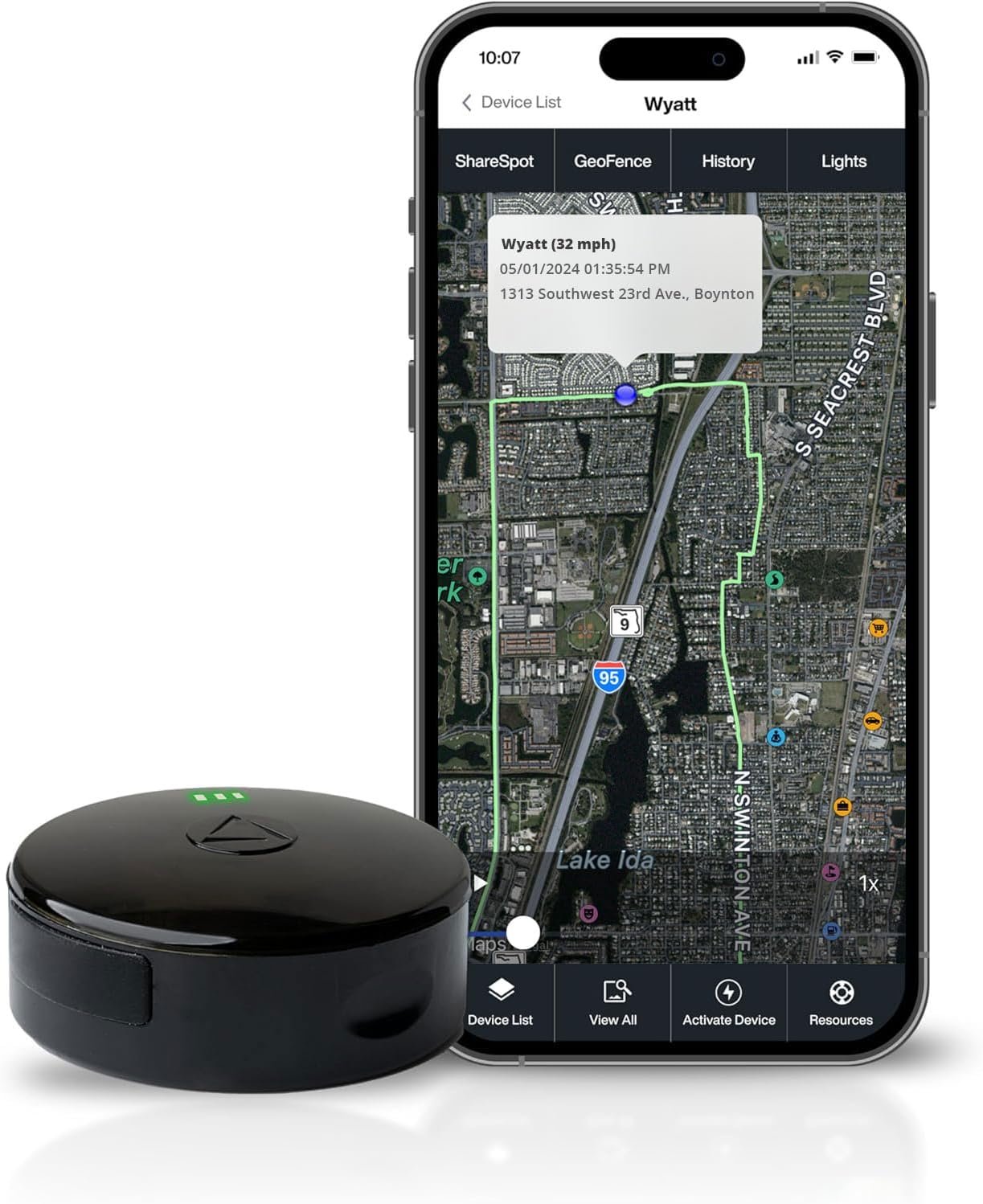 LandAirSea 54 GPS Tracker (Premium Edition) – Long Battery, Magnetic, & Waterproof. Global GPS Tracker for Vehicles. Made in The USA from Domestic & Imported Parts. Subscription is Required.