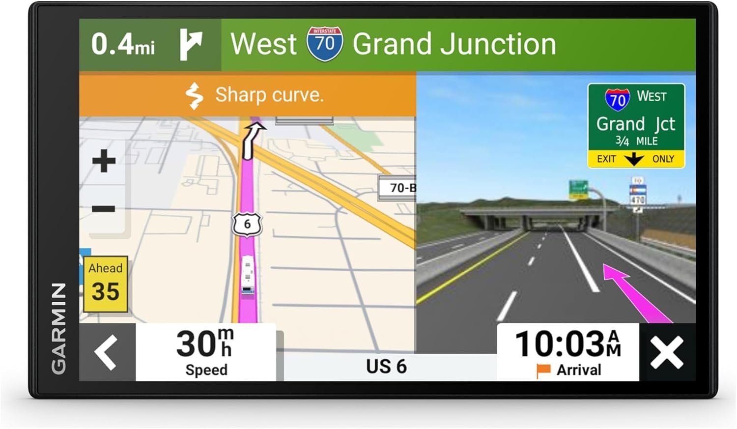 Garmin RV 795, Large, Easy-to-Read 7” GPS RV Navigator, Custom Routing, High-Resolution Birdseye Satellite Imagery, Directory of Parks and Services, Access Live Traffic and Weather