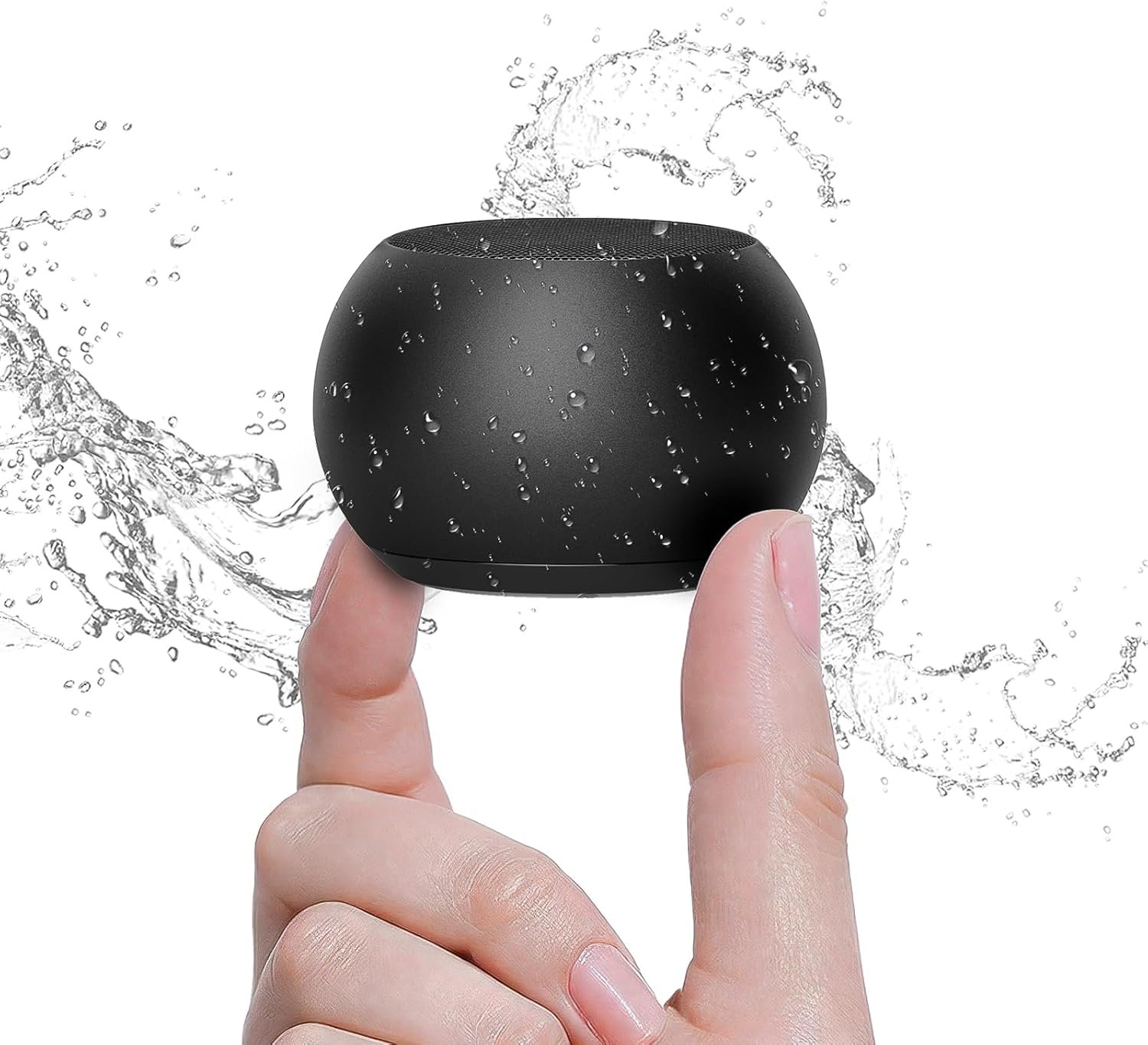 Mini Bluetooth Speaker, 2026 Super Bass 5W Portable Wireless Speaker with Lanyard, IP7 Waterproof 8H Playtime Brief Design, Small Shower Travel Speaker for Outdoor/Beach, Compatible with iOS/Android