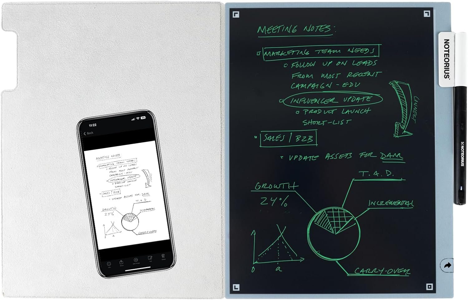Smart Notebook with Smart Pen & Folio