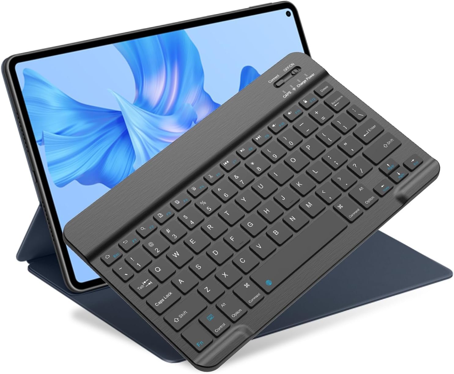 NOOX Bluetooth Keyboard for iPad A16 11th 10th Generation, iPad Pro 13/12/11/10/9/8/7 inch, iPad Air 13/11th Gen, iPad mini Tablets, etc. – Slim Wireless Portable Travel Office Computer Accessories