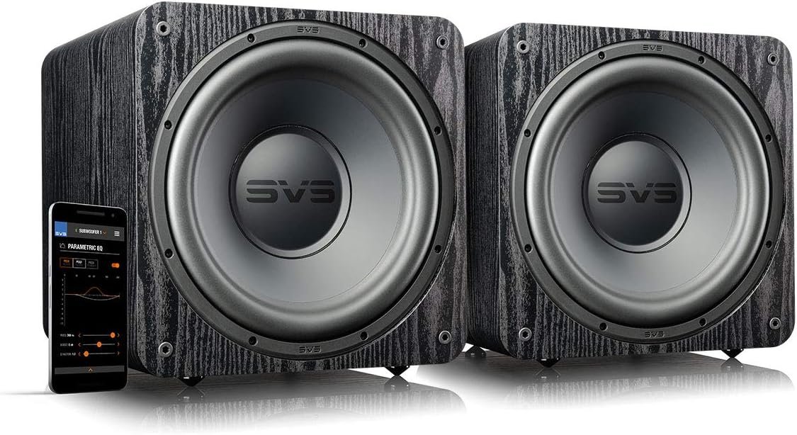 SVS SB-1000 Pro Sealed Subwoofers – Pair (Premium Black Ash)