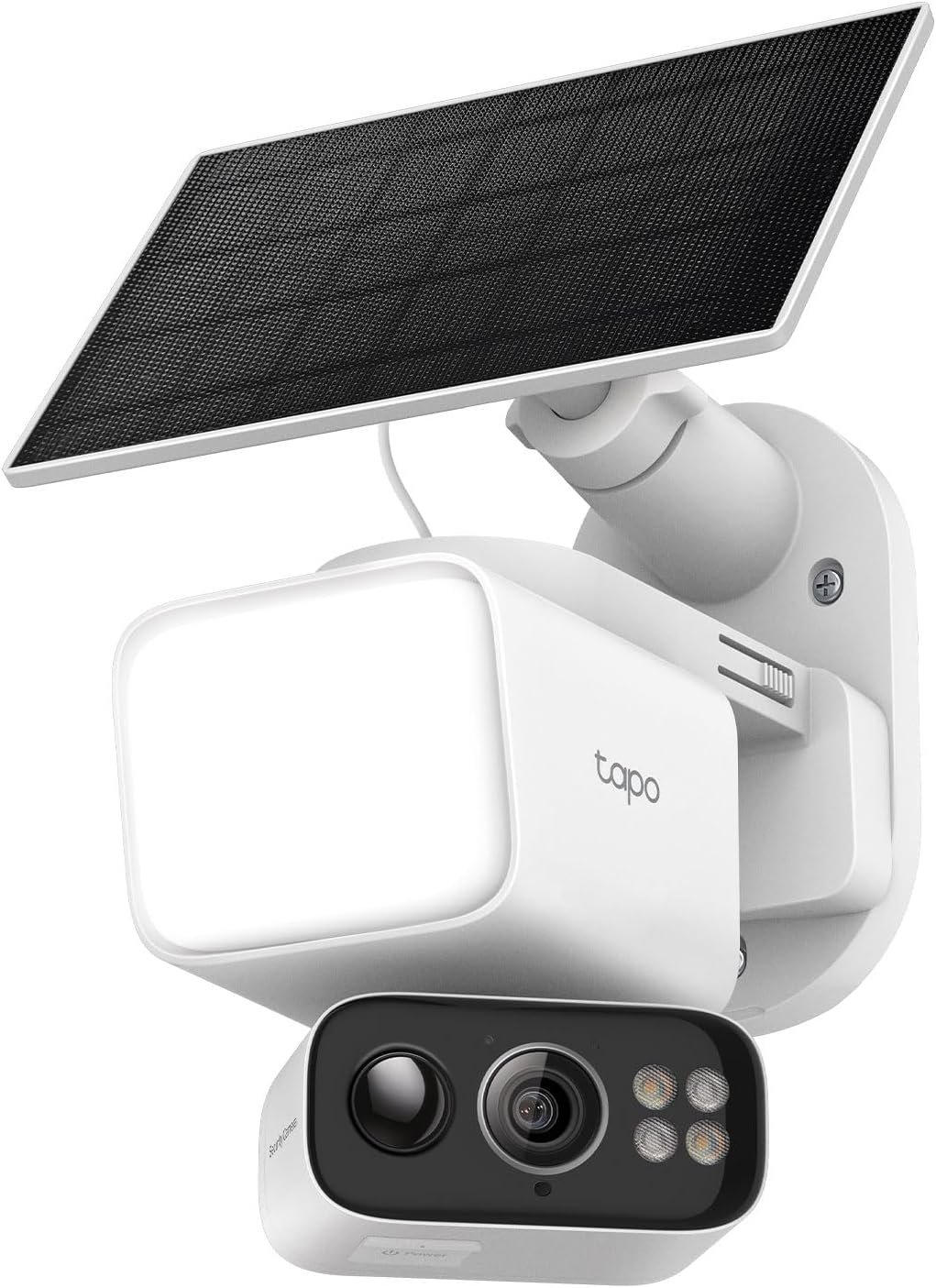 Tapo 2K Outdoor Pan/Tilt Wireless Floodlight Security Camera – Battery Power with Solar, 360º AI Motion Tracking, Person/Vehicle Detection, Subscription-Free Local Storage or Optional Cloud, C615F KIT