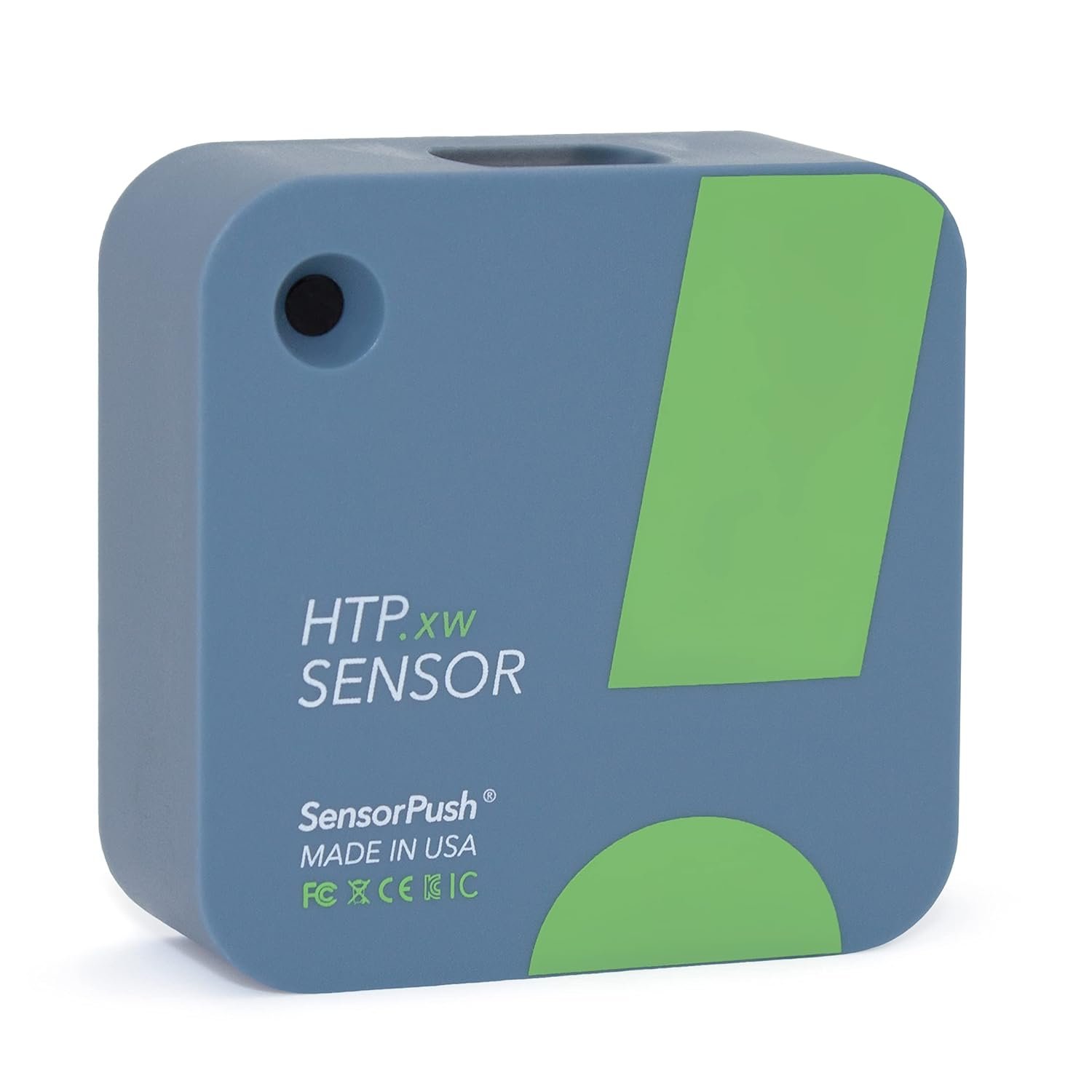 SensorPush HTP.xw Smart Temperature Sensor & Humidity Sensor – Thermometer, Barometer, & Hygrometer w/App Monitoring – Premium Heat Index, Barometric Pressure Gauge, Temperature and Humidity Monitor