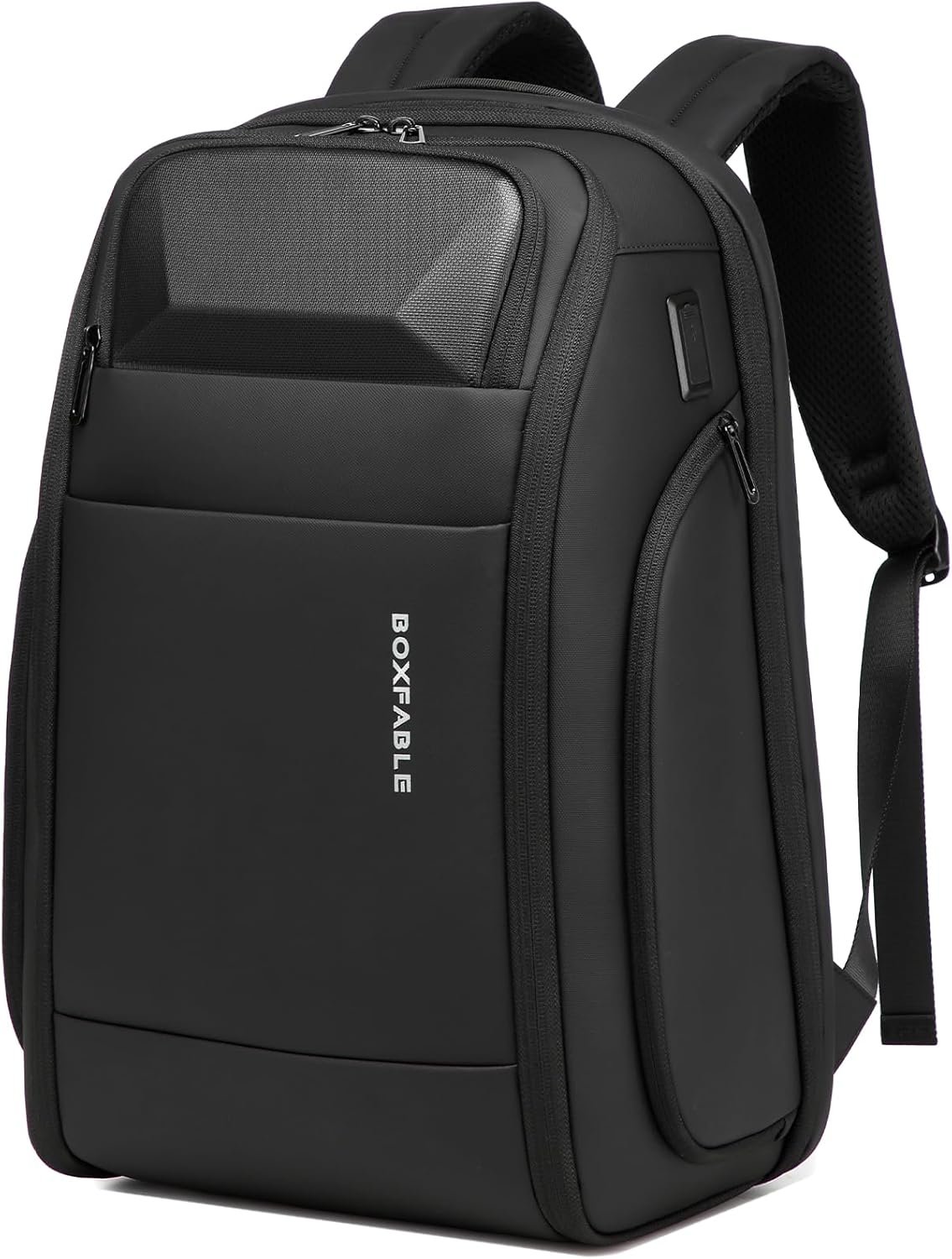 Travel Anti Theft Laptop Backpack, Water Resistant Business Backpack with USB Charging Port, Carry on Tech Backpack, Work Computer Backpack Gift for Men for Office Fits 17.3 Inch Laptop