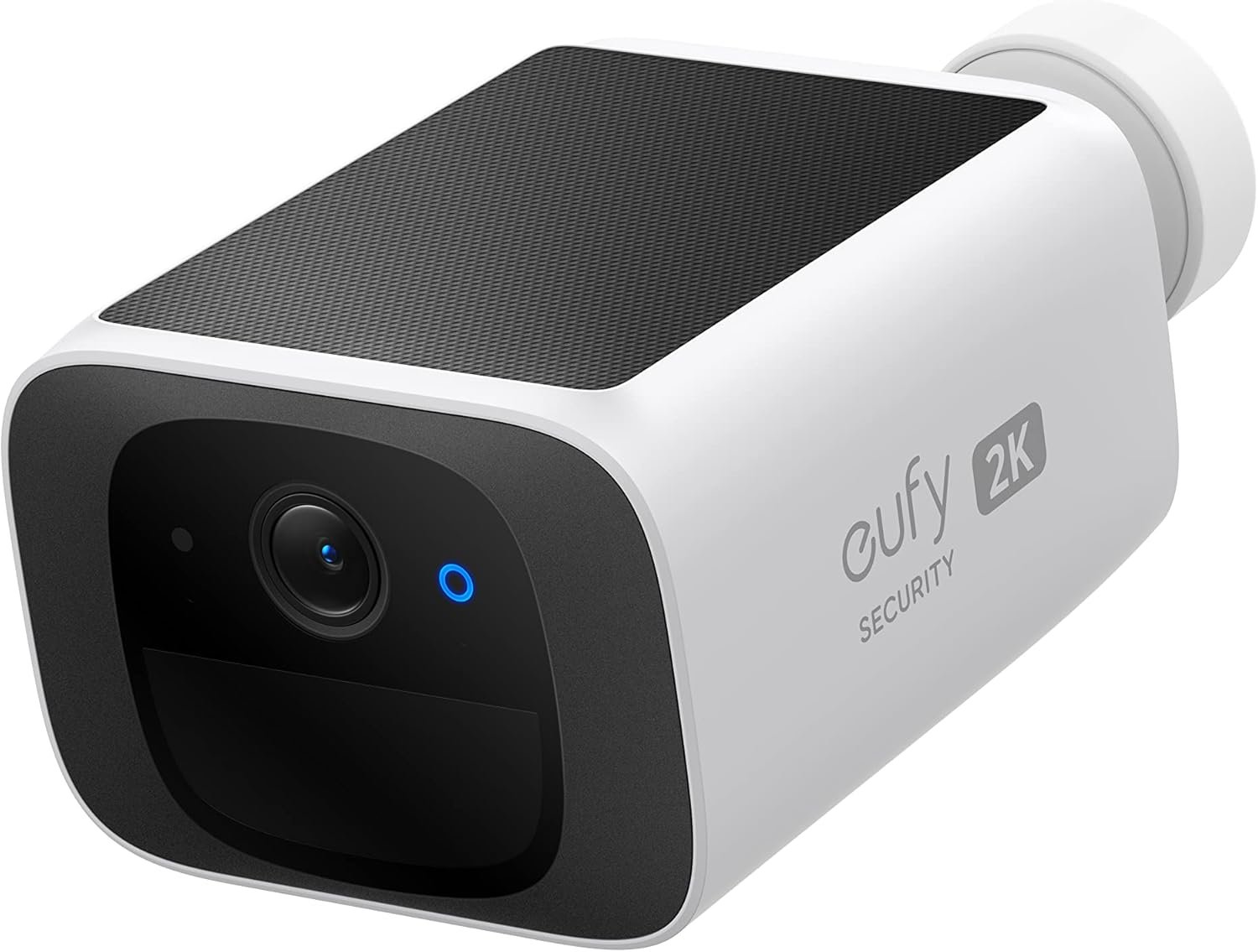eufy Security SoloCam S220, Solar Security Camera, Wireless Security Camera Outdoor, 2K Resolution, Continuous Power, Build in 8GB, No Subscription, HomeBase 3 Compatible, for Outdoor Surveillance
