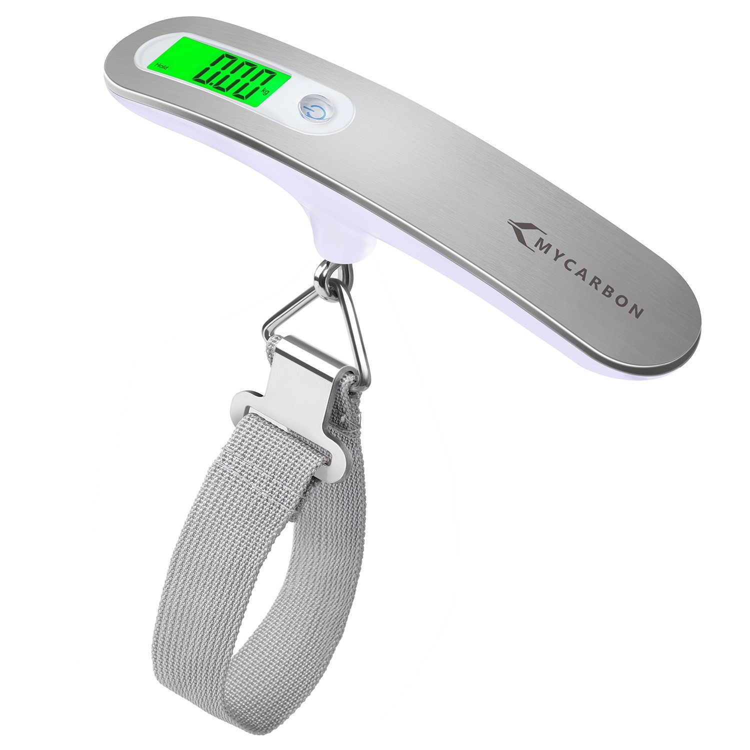 MYCARBON Digital Luggage Scale – High Precision Hanging Scale 110 lb/50KG with Backlit Display, Perfect for Travel and Home