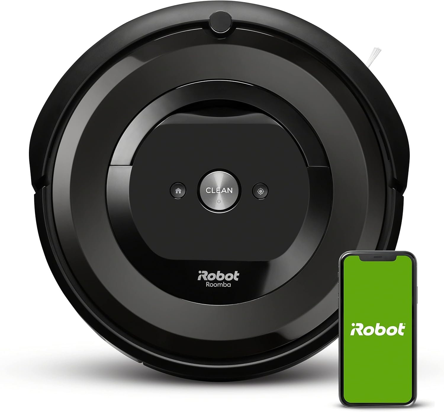 iRobot Roomba E5 (5150) Robot Vacuum – Wi-Fi Connected, Works with Alexa, Ideal for Pet Hair, Carpets, Hard, Self-Charging Robotic Vacuum, Black