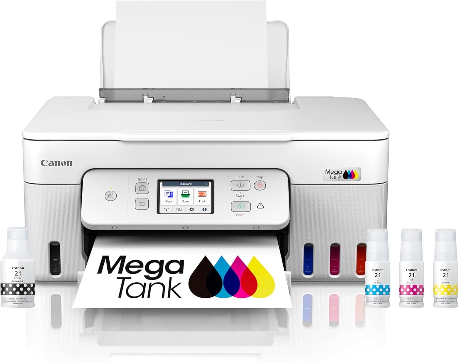 Canon Megatank G3290 All-in-One Wireless Supertank [Megatank] Printer | Print, Copy, Scan | Mobile Printing |2.7″ LCD Color Touchscreen | Auto Duplex