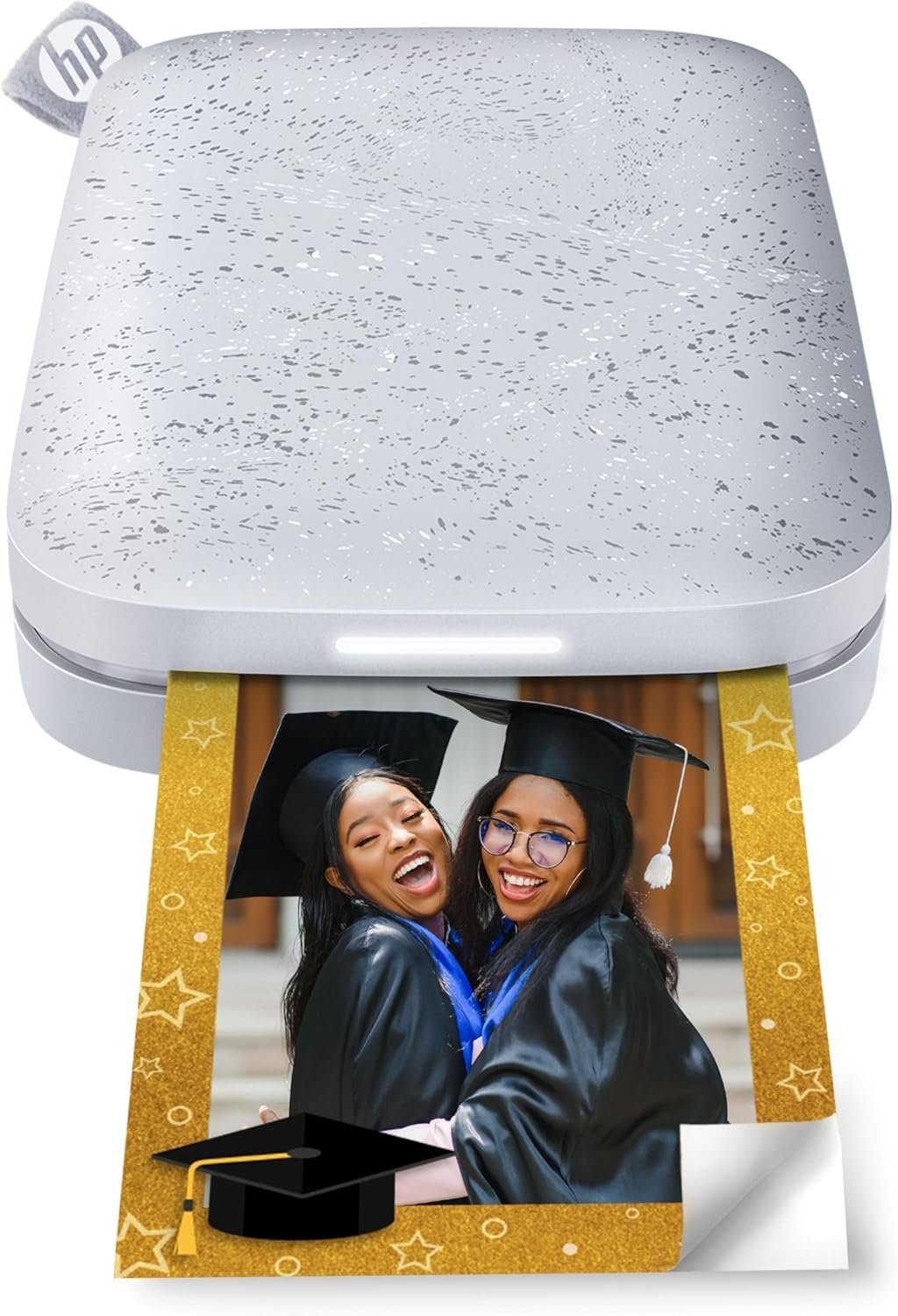 HP Sprocket Portable Photo Printer (2nd Edition) – Instantly print 2×3″ sticky-backed photos from your phone – [Luna Pearl] [1AS85A]