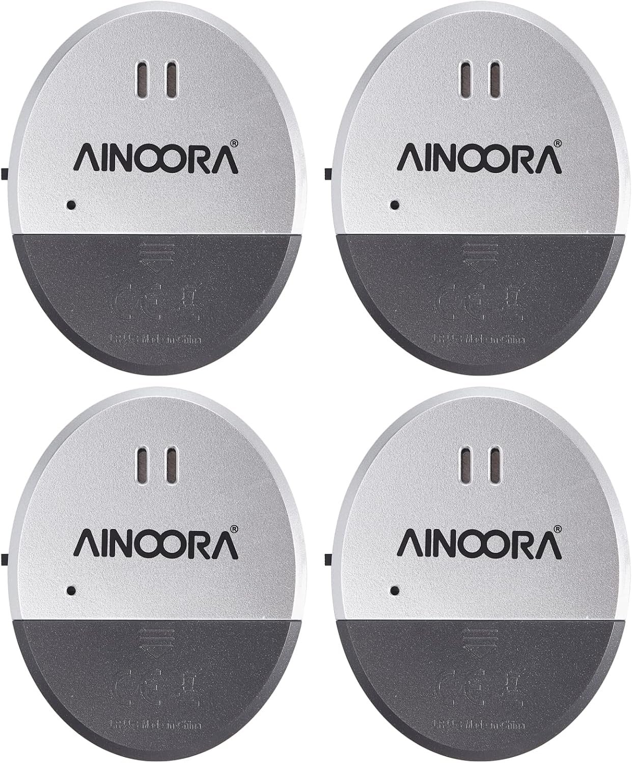 Window Alarms 4 Pack, 130dB Loud Glass Break Sensor & Vibration Alarm for Home Security, Burglar Entry Detector for Office, Apartment & RV