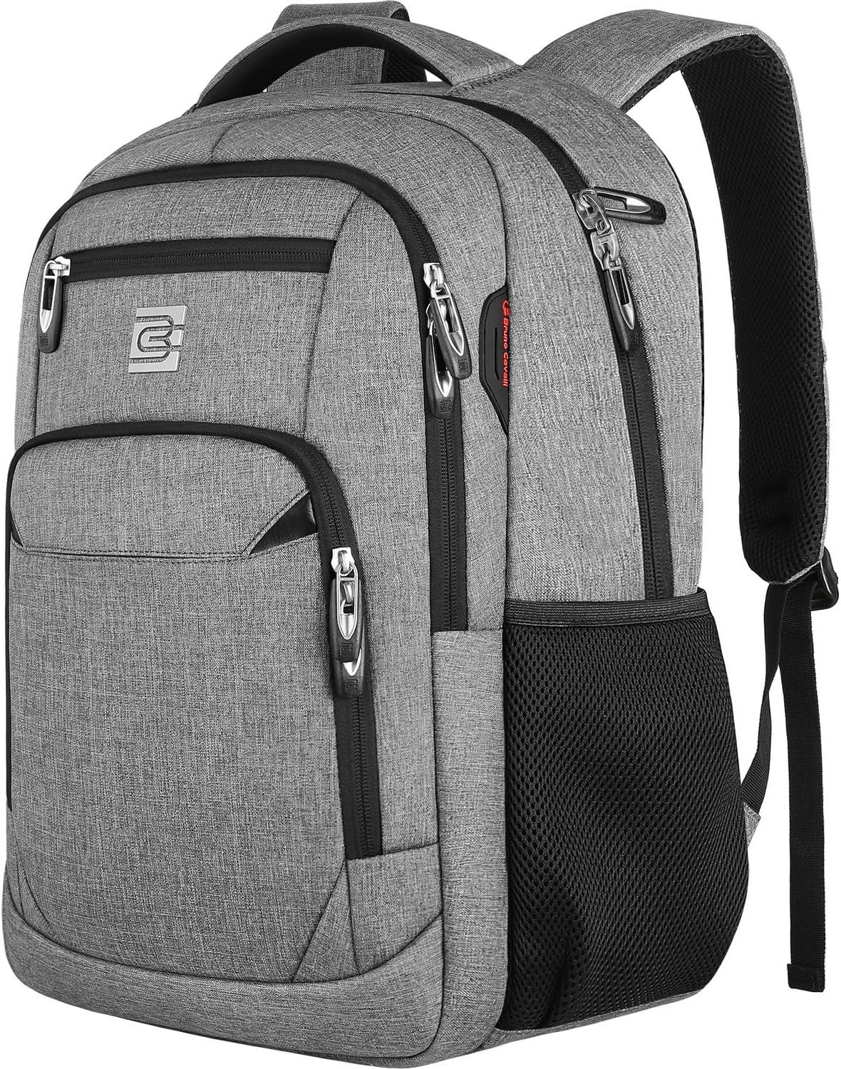 Volher Laptop Backpack,Business Travel Anti Theft Slim Durable Laptops Backpack,Water Resistant College Computer Bag for Women & Men Fits 15.6 Inch Laptop and Notebook – Grey