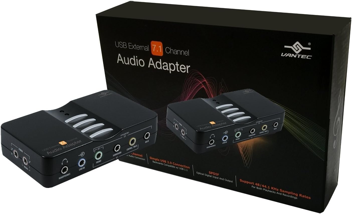 VANTEC USB External 7.1 Channel Audio Adapter