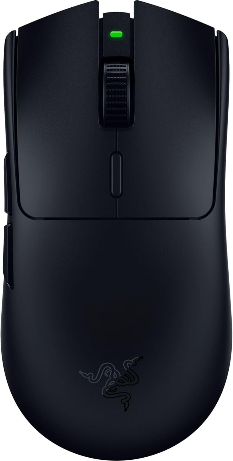 Razer Viper V3 HyperSpeed Wireless Esports Gaming Mouse: 82g Lightweight – Up to 280 Hr Battery – 30K DPI Optical Sensor – Gen-2 Mechanical Switches – 8 Programmable Controls – Classic Black