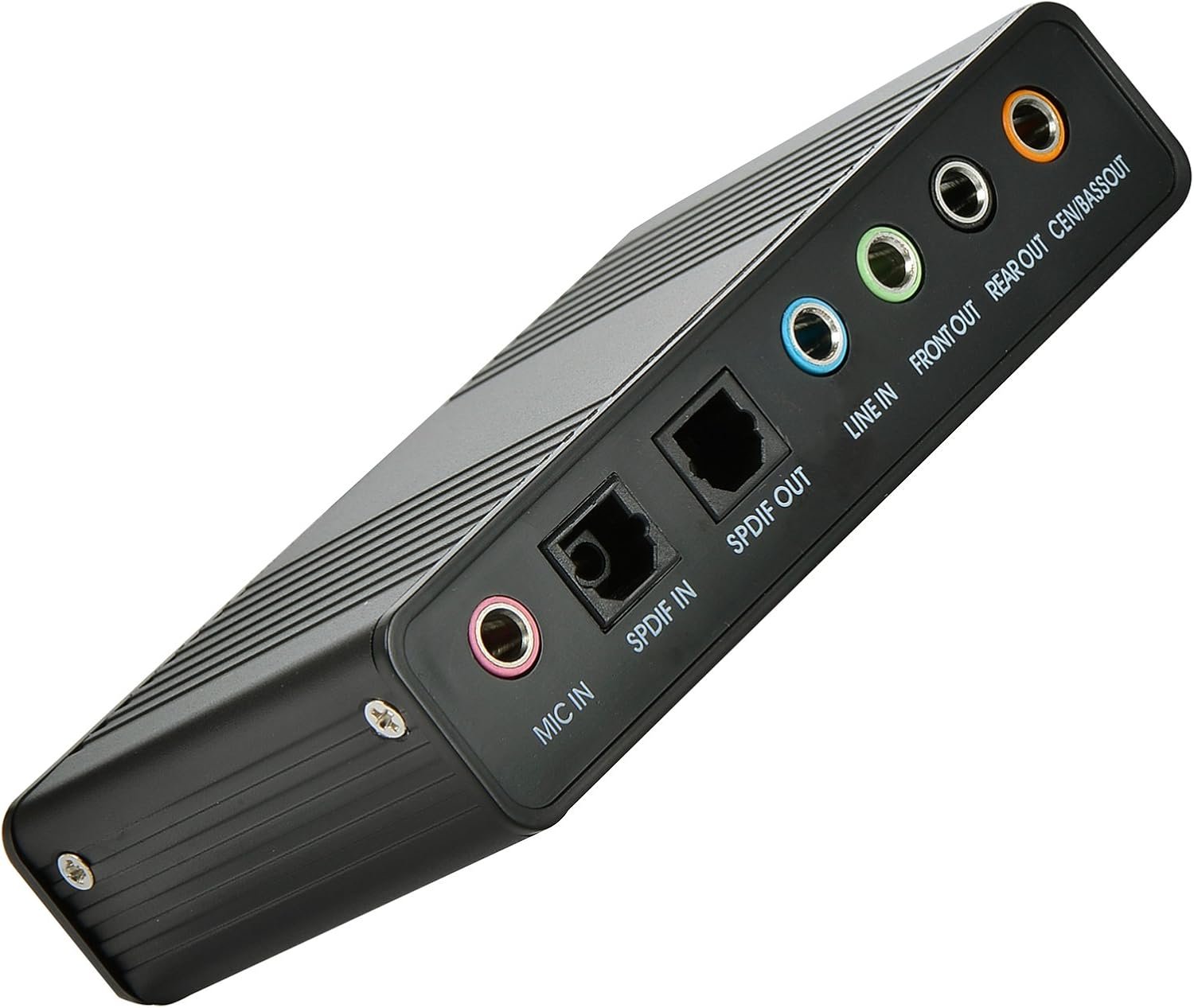 Sound Card,Optimal Shop 6 Channel External Sound Card USB 2.0 External 5.1 Surround Sound Optical S/PDIF Audio Sound Card Adapter for PC Laptop Recording Compatible with Windows 10/8/7/ XP
