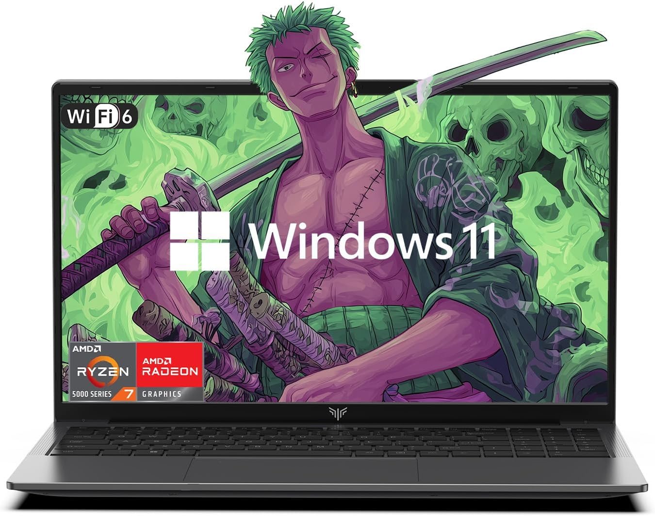 Light Gaming Laptop, ΑΜD Ryzen 7 5700U(8C/16T, Up to 4.3GHz), 16GB RAM 512GB NVMe SSD, WiFi 6, BT5.2, 2026 Laptop Computer, 15.6 Inch Laptop, Numeric KB, HDMI Type-C USB 3.2 Multitasking Laptop