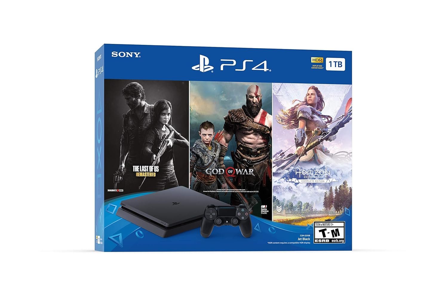 PlayStation 4 Slim 1TB Console – Only On PlayStation Bundle (Renewed) [video game]