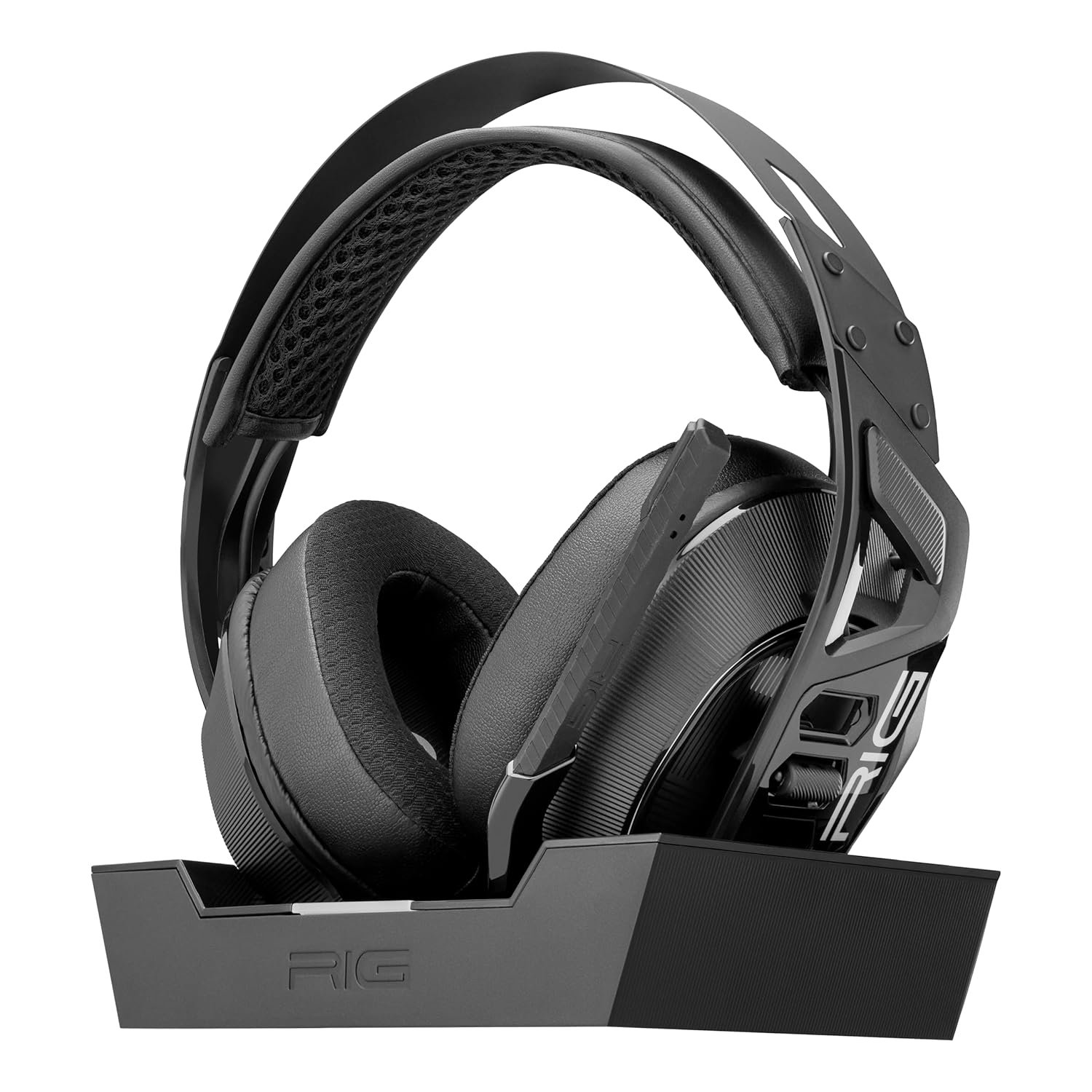 RIG 900 MAX HX Universal Dual Wireless Headset 2.4GHz / Bluetooth – Licensed for Xbox Series X|S, Xbox One – Works with PS5, PS4, PC, Switch, Android, iPhone – Charging Base – Dolby Atmos