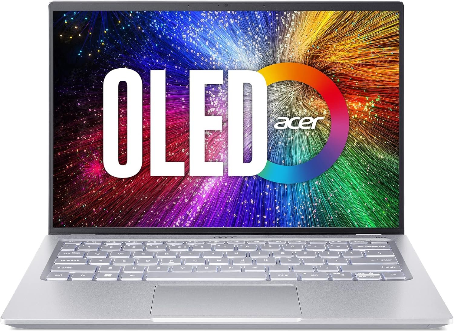 Acer Swift 3 OLED Intel Evo Thin & Light Laptop | 14″ OLED 2880×1800 | Intel Core i5-12500H | Intel Iris Xe Graphics | 8GB LPDDR5 | 512GB SSD | Killer Wi-Fi 6E AX1675 | Windows 11 Home | SF314-71-51NN